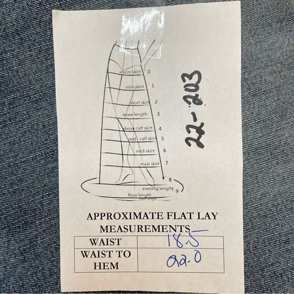 OLD NAVY VINTAGE Y2K WESTERN BOHO FRAY HEM DENIM MINI SKIRT BLUE - 16 - Picture 8 of 8